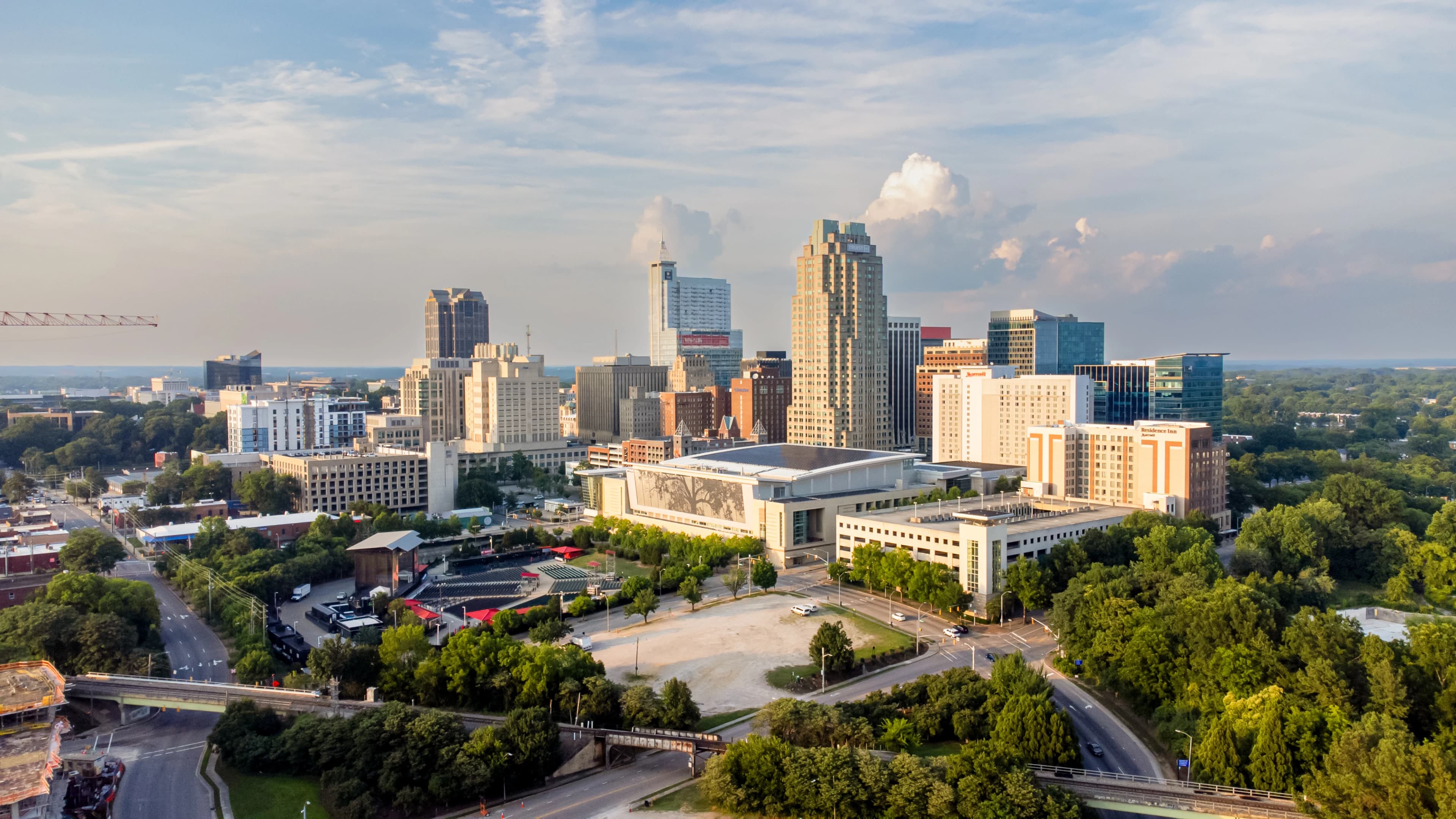 Raleigh cityscape representing Triangle-area business demand and local buyer intent