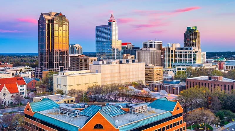 Durham urban district visual representing Raleigh-Durham SEO coverage and conversion-focused growth