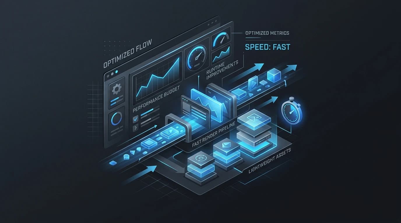 Featured illustration for 15 Frontend Performance Optimization Fixes to Boost Speed