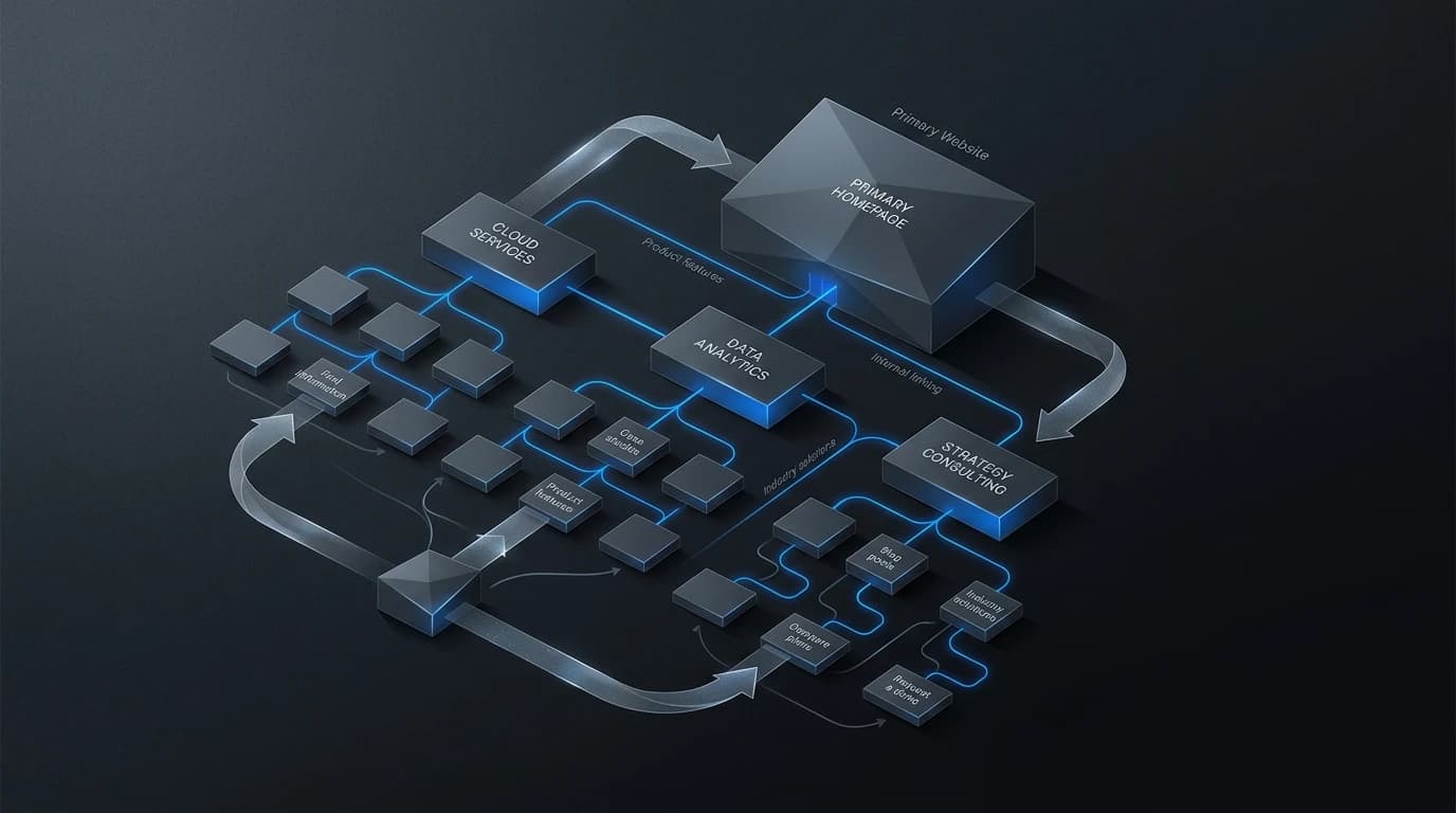 Featured illustration for Organizing Multi-Service Websites for SEO Success