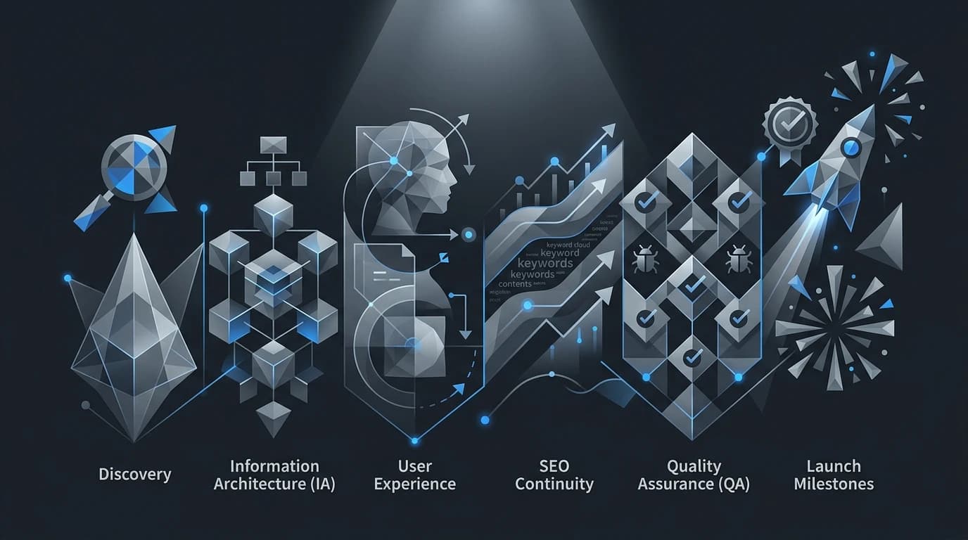 Featured illustration for The Complete Website Redesign Checklist for 2026