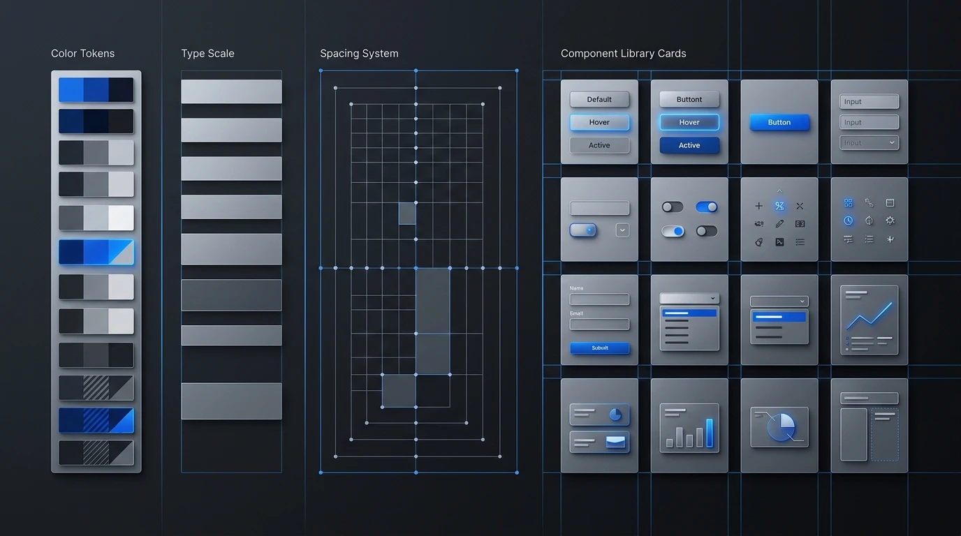 Illustration of design system foundations