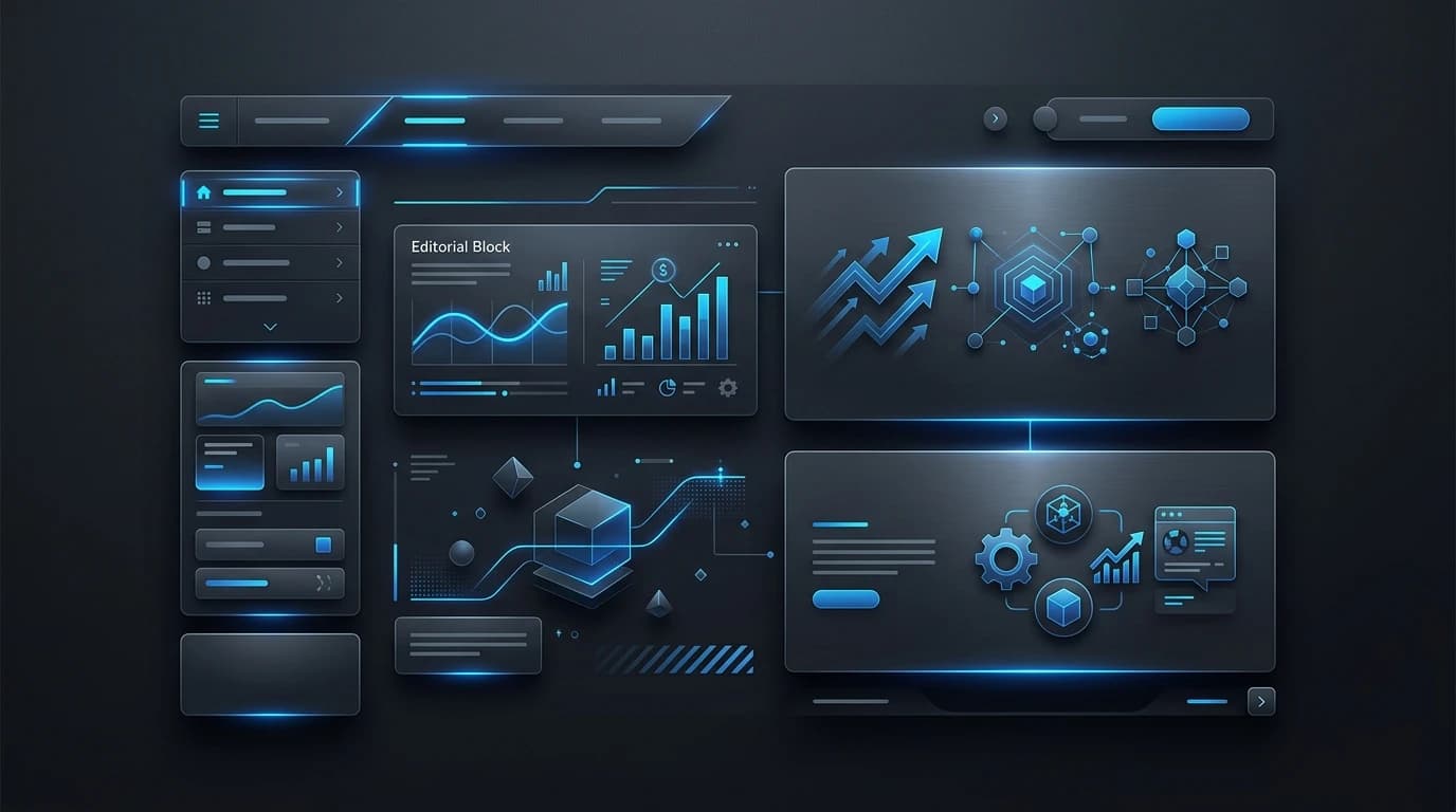 Illustration of illustrations supporting SEO content engagement