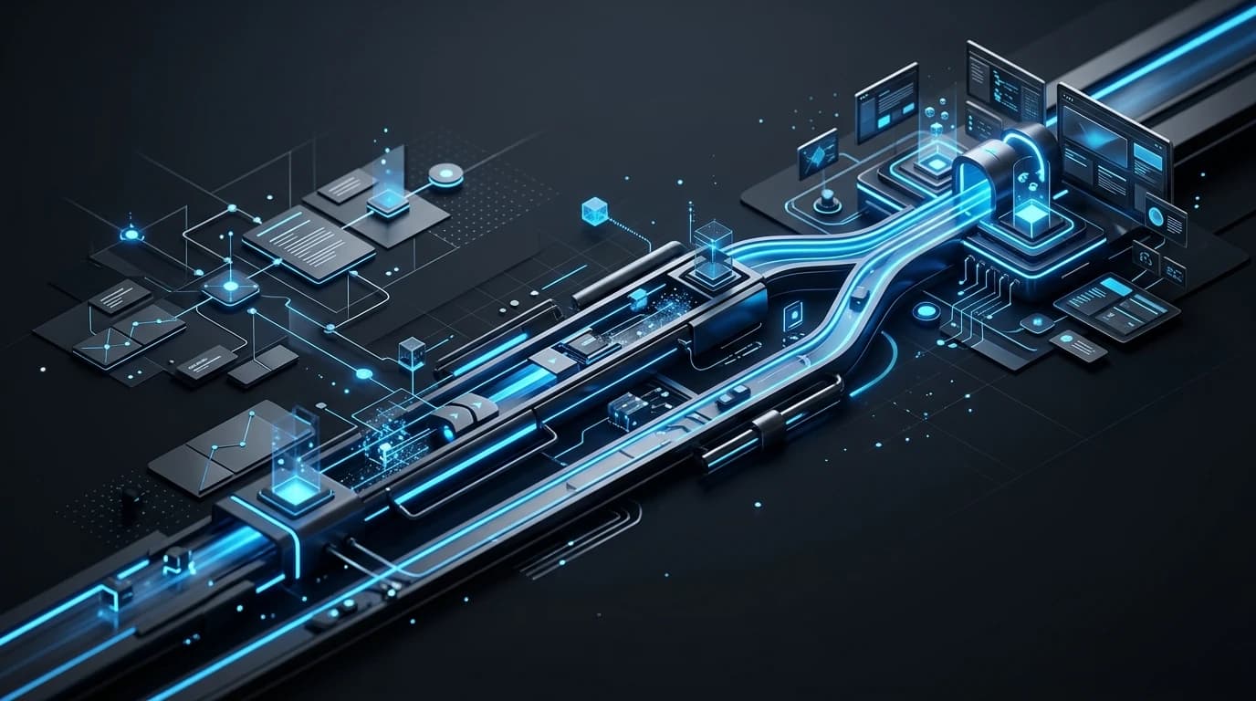 Illustration of DatoCMS delivery pipeline