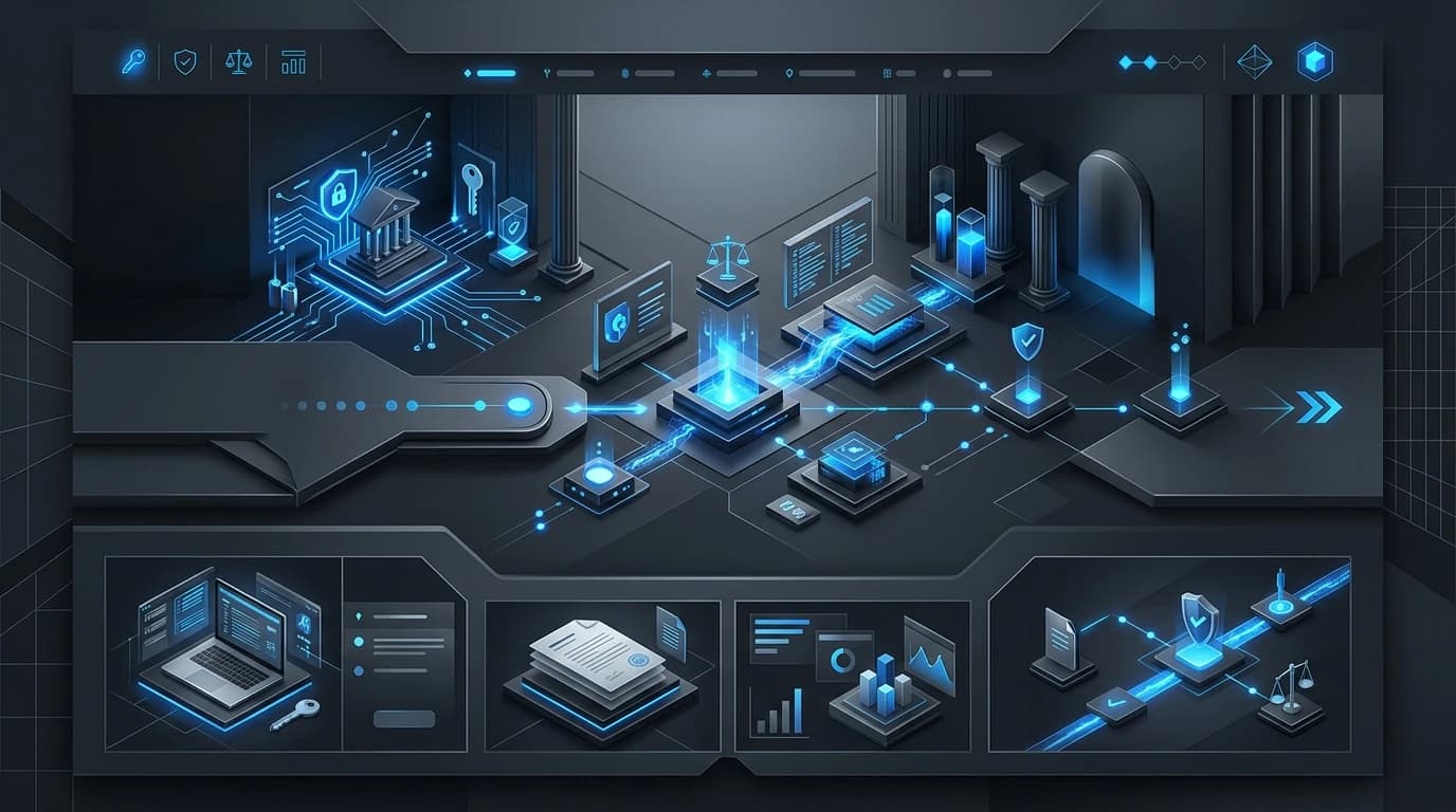 Illustration of legal trust and intake UX