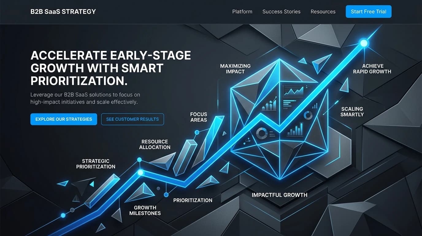 Illustration of startup early-stage prioritization