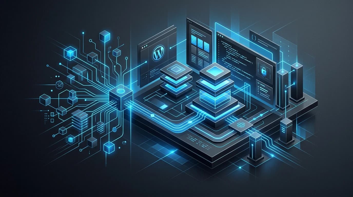 Illustration of WordPress architecture modernization